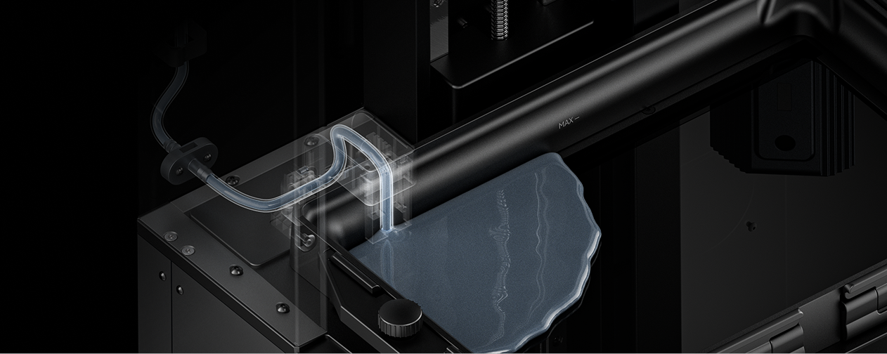 自動レジン補給・回収
